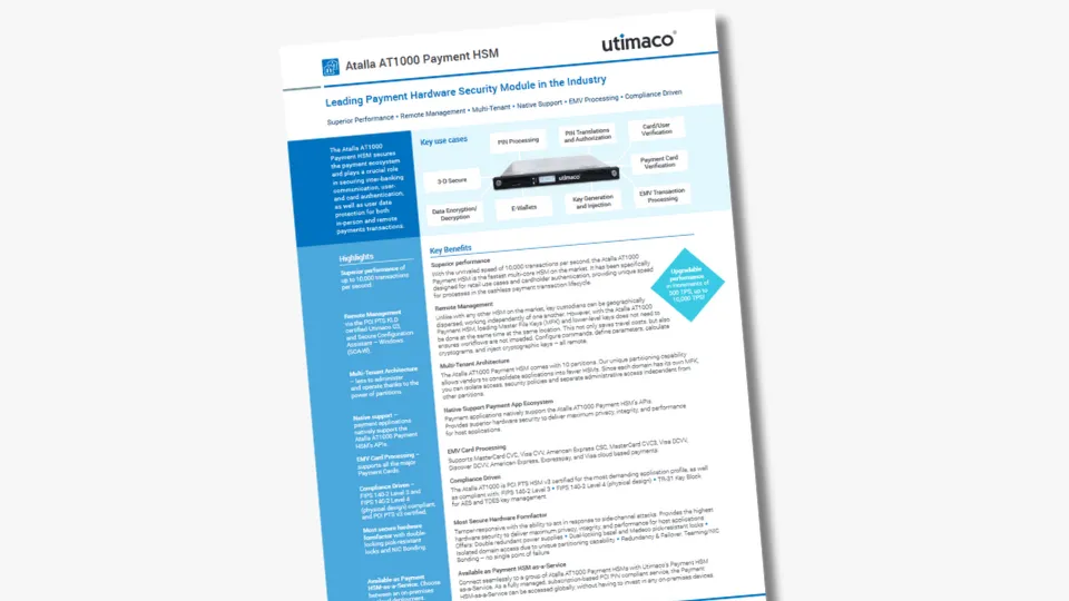 Data Sheets - Utimaco Data Sheets - Utimaco